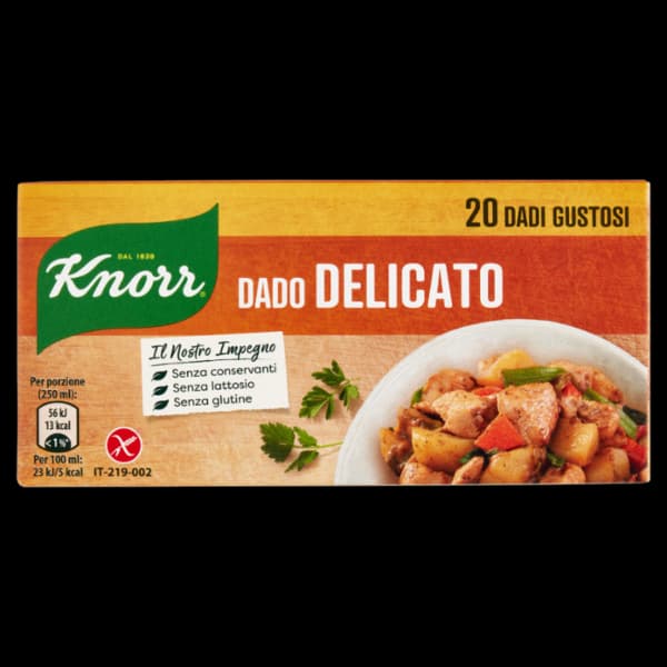 KNORR DADO DELICATO X 20 200 GR
