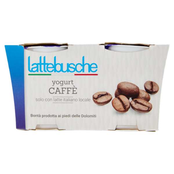 YOGURT LATTEBUSCHE INTERO CAFFE GR 125 X 2 X
