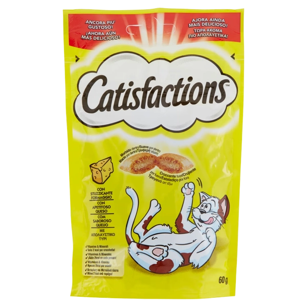CATISFACTION SNACK FORMAGGIO GR 60