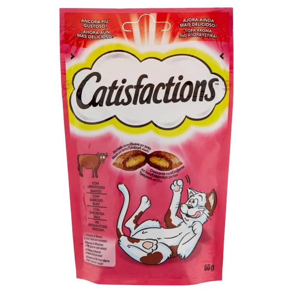 CATISFACTION SNACK MANZO GR 60