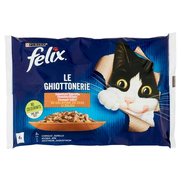 FELIX GHIOTTONERIE CON AGNELLO X 4 85 GR