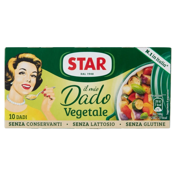 STAR DADO VEGETALE X 10 100 GR