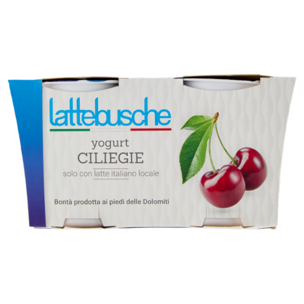 YOGURT LATTEBUSCHE INTERO CILIEGIA GR 125 X 2 X2