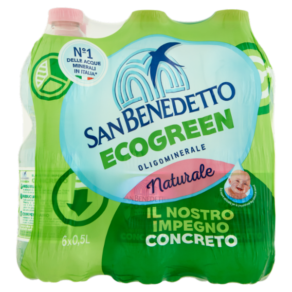 ACQUA SAN BENEDETTO NATURALE PET CLX 6 X 500 ML X6