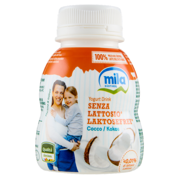 MILA YOGURT DA BERE COCCO SENZA LATTOSIO 200 GR