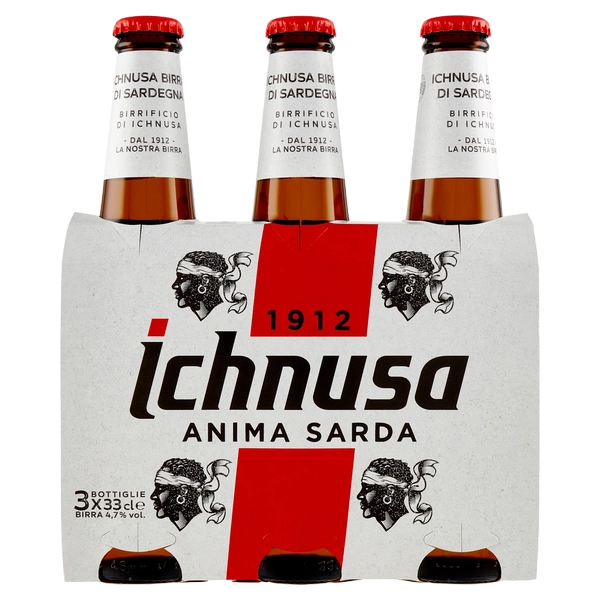 BIRRA ICHNUSA BIONDA ML 330 X 3 X
