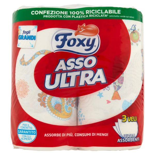 FOXY ASCIUGATUTTO ASSO ULTRA X 2
