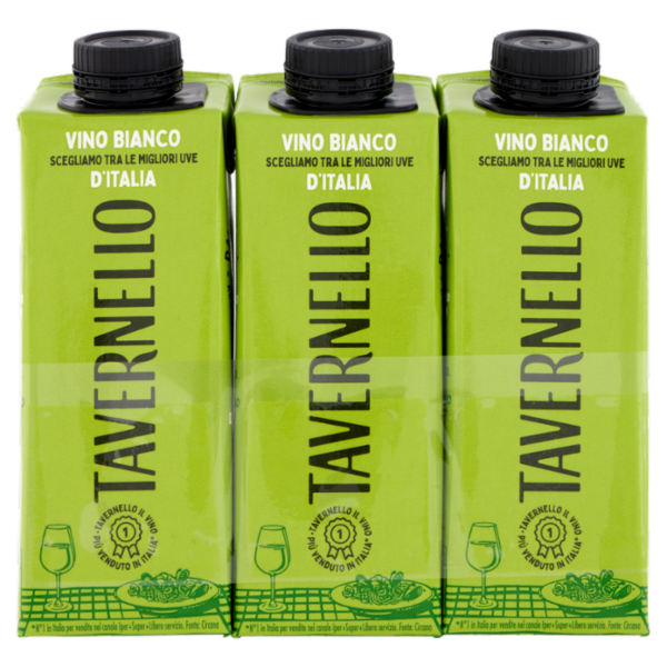VINO TAVERNELLO BIANCO ML 250 X 3 X