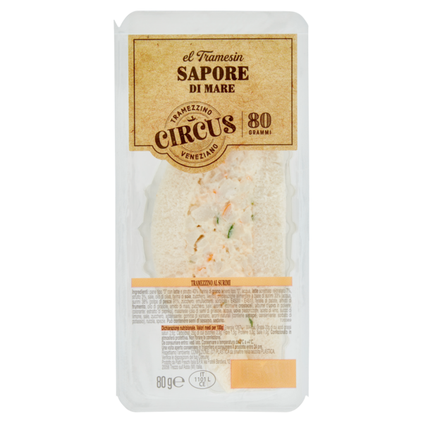 TRAMEZZINO CIRCUS EL TRAMESIN GUSTI VARI 80 GR