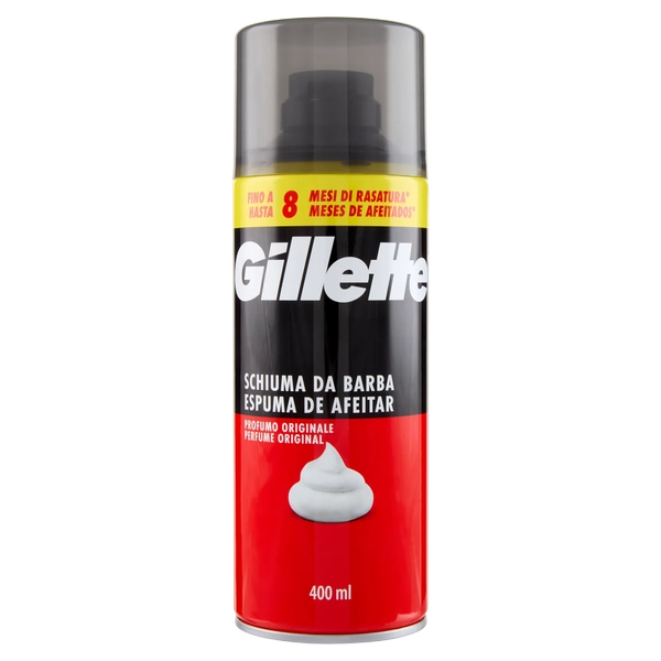 SCHIUMA BARBA GILLETTE REGULAR 400 ML