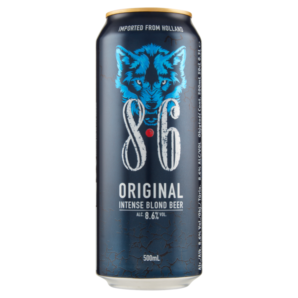 BIRRA BAVARIA 8.6 LATTINA 500 ML