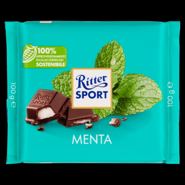 Ritter Tavoletta Fondente Menta 100 gr