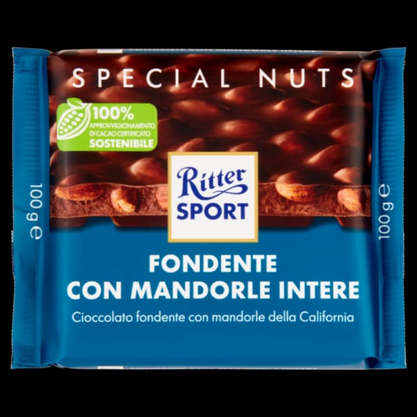Ritter Tav Fondente Mand 100 gr