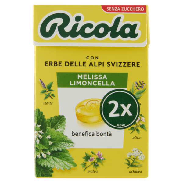Ricola Melissa Limoncella Astuccio x 2 50 gr