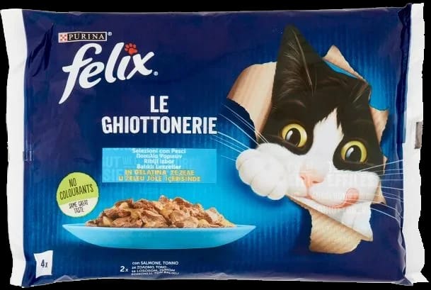 Felix Ghiottonerie Salmone Tonno 4 x 85 gr