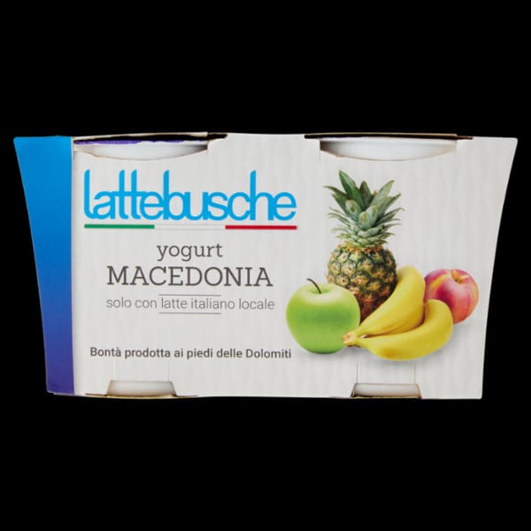 Yogurt Lattebusche Intero Macedonia gr 125 x 2
