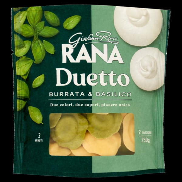 Sfogliavelo Duetto Rana Burrata e Basilico
