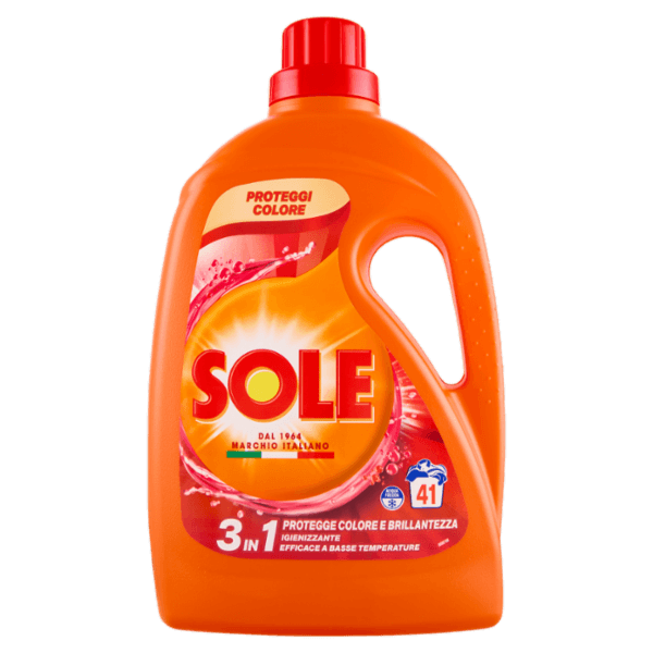 Detersivo Sole Lavatrice Liquido Color 41 l