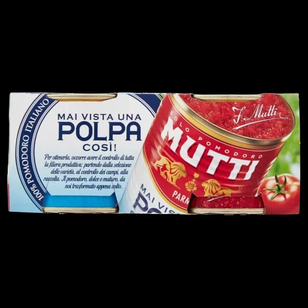 Polpa di Pomodoro Mutti gr 210 x 2 Lattina
