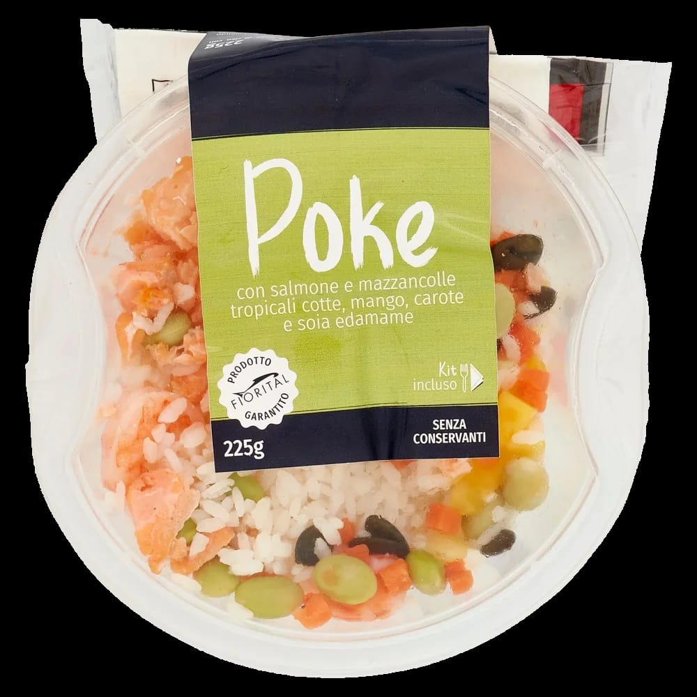 Poke Mazzancolle Salmone 225 gr