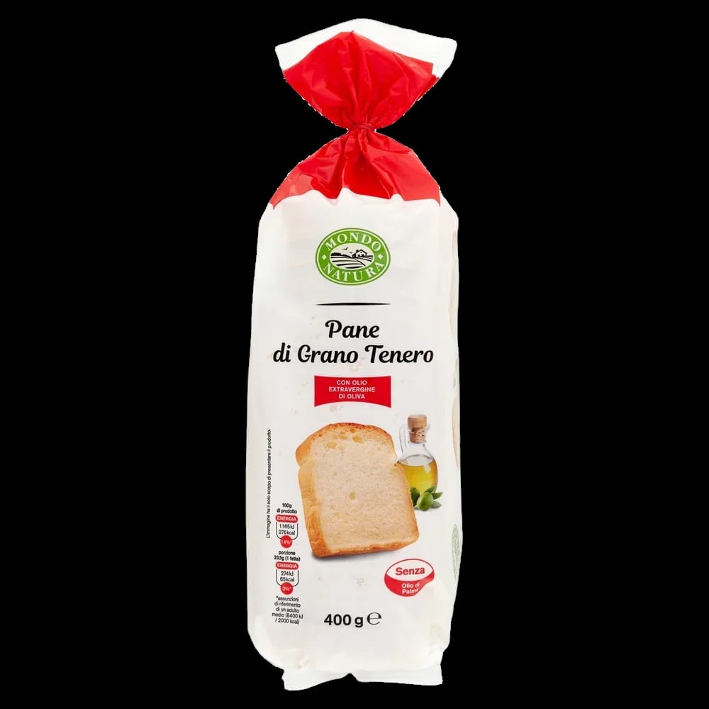 Mondo Natura Pane Bianco Gt 400 gr