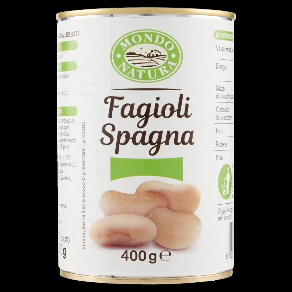 MONDO NATURA FAGIOLI SPAGNA 400 GR