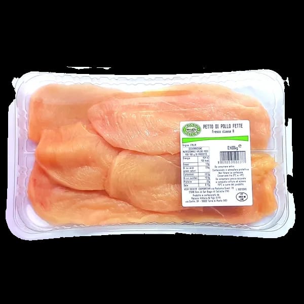 Mondo Natura Pollo Petto Fette 400 gr