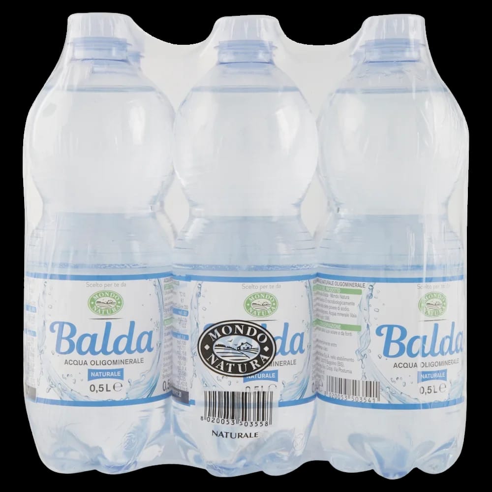 Mondo Natura Acqua Minerale Naturale x6 500 ml