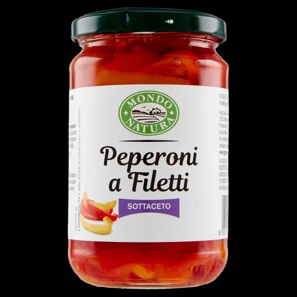 Mondo Natura Peperoni Filettini 290 gr