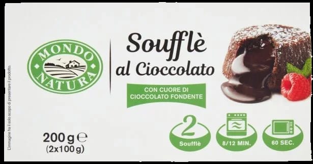 Mondo Natura Souffle Cioccolato x 2 200 gr