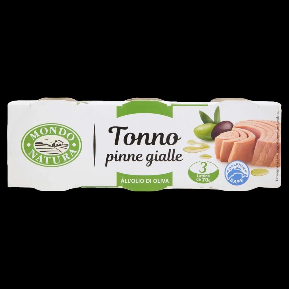 Mondo Natura Tonno Olio di Oliva x3 70 gr