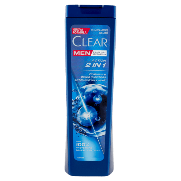 Clear Sh Action 2 in 1 225 ml