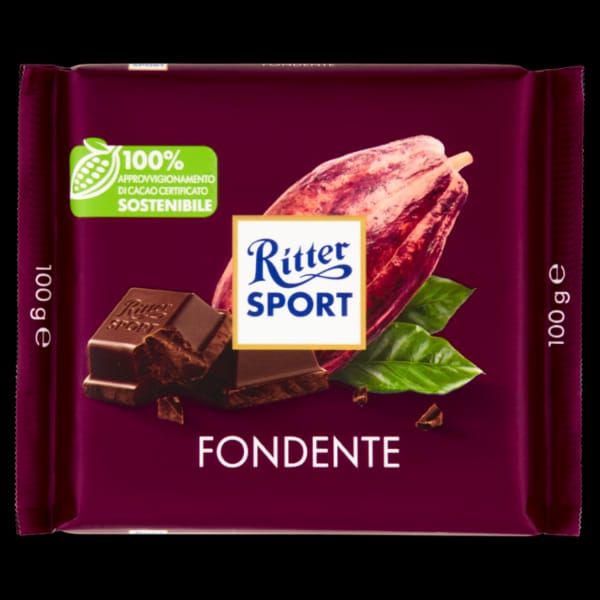 Cioccolato Ritter Fondente 100 gr
