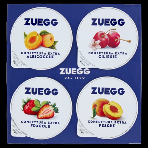 Confettura Zuegg Poker Assortita x 4 gr 25 20 gr