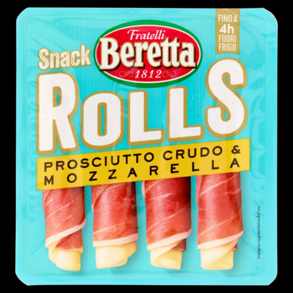 Rolls Prosciutto Crudo Mozzarella Beretta 60 gr