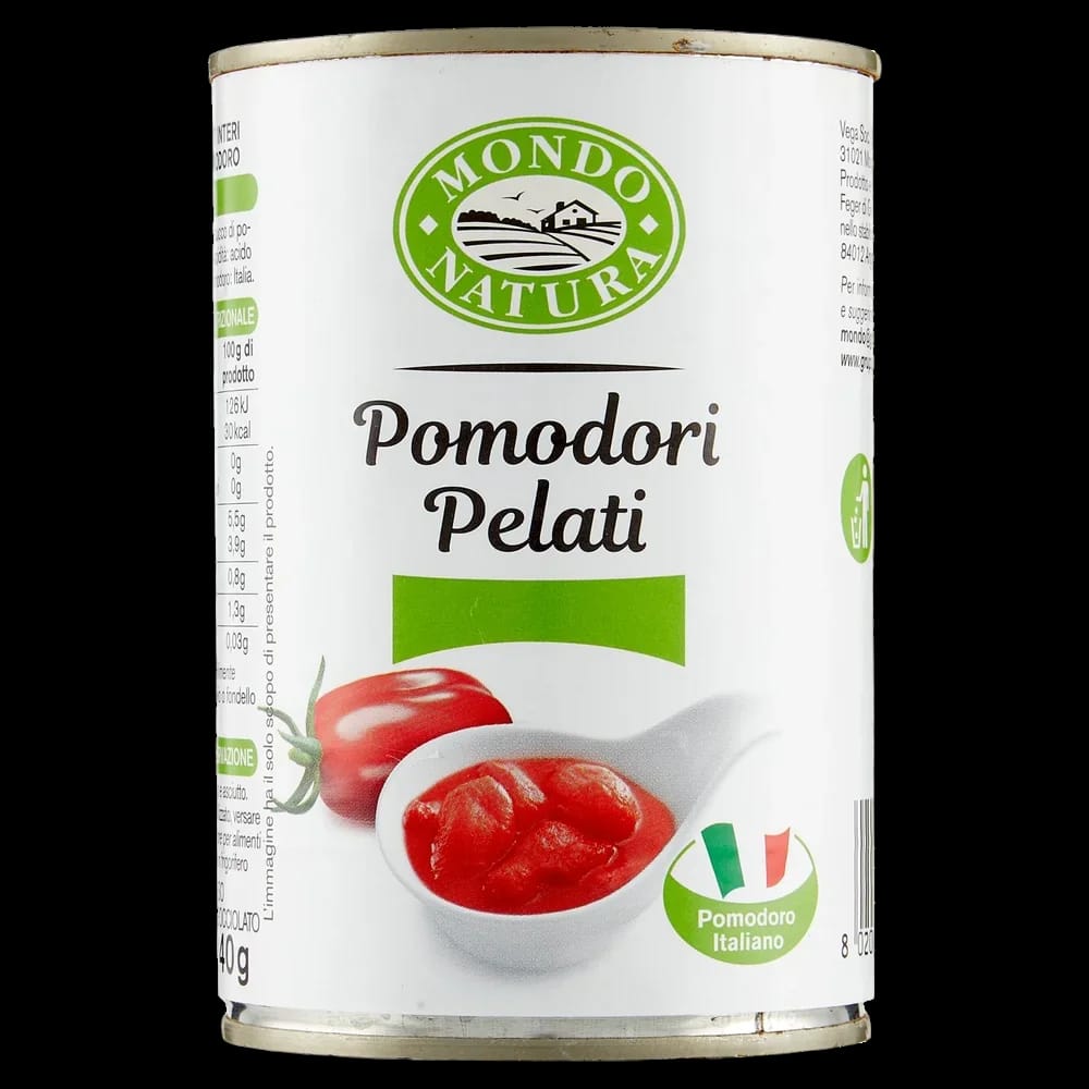 Mondo Natura Pomodori Pelat 400 gr