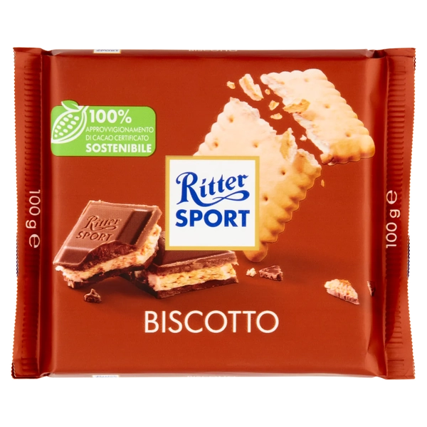 CIOCCOLATO RITTER BISCOTTO 100 G 100 GR