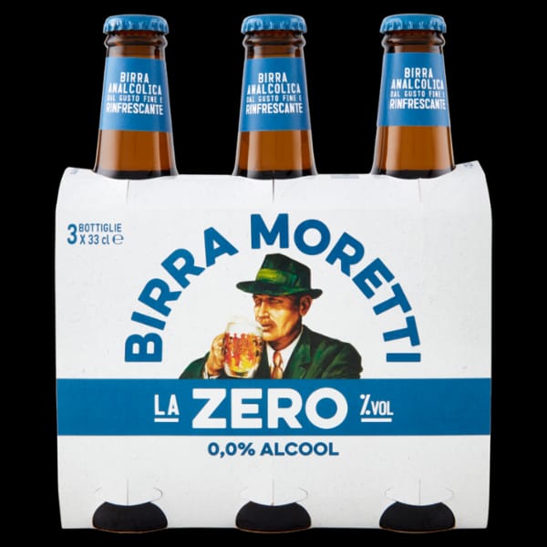 Moretti Birra Zero x 3 330 ml