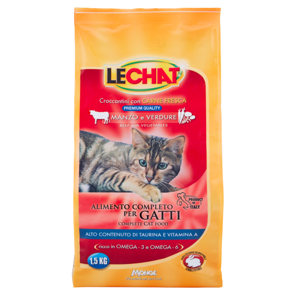 LE CHAT CROCCANTINI MANZO/VERDURE
